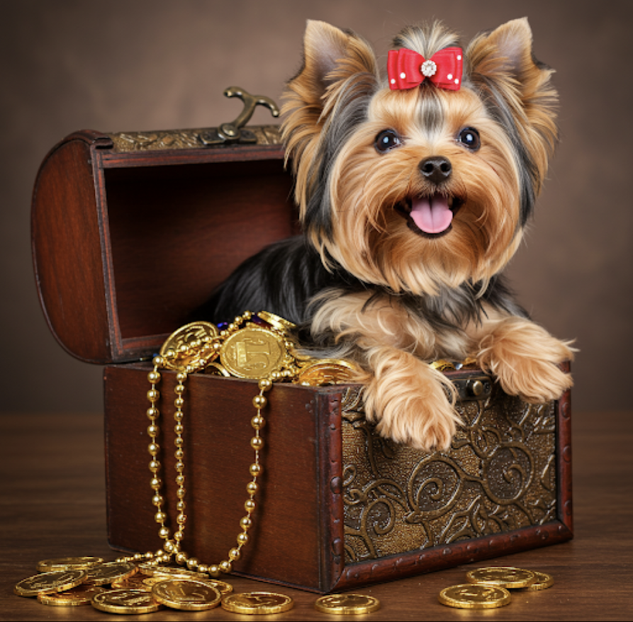 Anna's Yorkie Treasures Logo